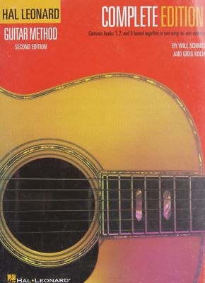 ''HAL LEONARD GUITAR METHOD-COMPLETE'' MUSIC BOOK-INSTRUCTION-BRAND NEW ON SALE!!
