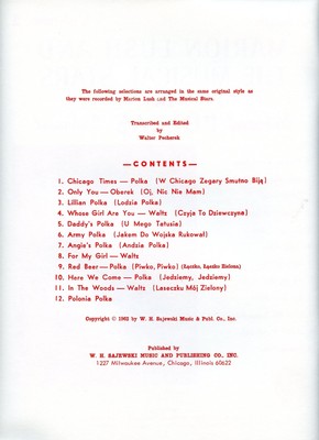 Marion Lush & Musical Stars - Play Polkas - Bb Combo Book - Vol. 2- Sajewski
