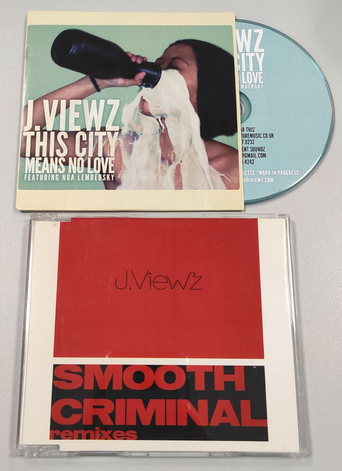 J.Viewz ‎2 CD singles - Smooth Criminal Michael Jackson