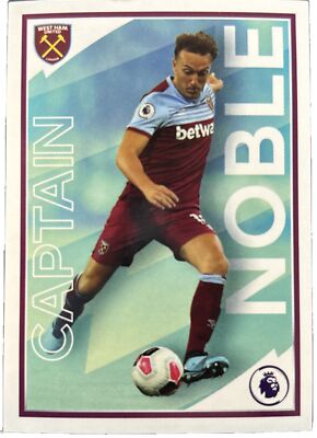 Panini Premier League 2020 - # 604 - MARK NOBLE - Captain 
