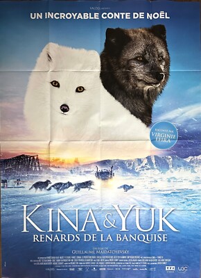 Affiche cinéma KINA ET YUK - RENARDS DE LA BANQUISE 120x160cm Poster
