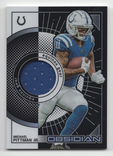 2022 Panini Obsidian Michael Pittman Jr. #EG-MPI