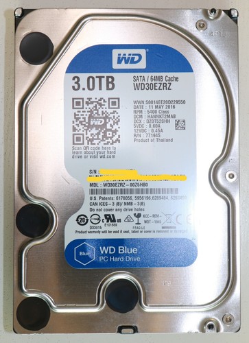 Western Digital Blue (5400 RPM, 3.5
