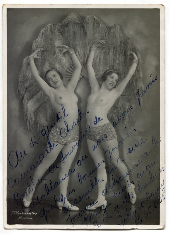 Jos Rentmeesters Bruxelles - Lolly & Hamy - Cabaret - Burlesque - 1930 - 