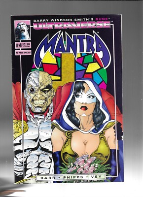 MANTRA # 4 - VF/NM 9.0/9.2 - RUNE FLIP-BOOK - 40 PAGE SPECIAL - BARRY W SMITH