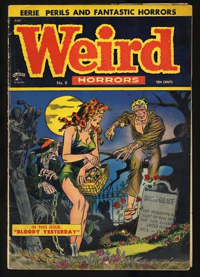 Weird Horrors #8 VG+ 4.5 Pre Code Horror Joe Kubert Cover and Art! St. John