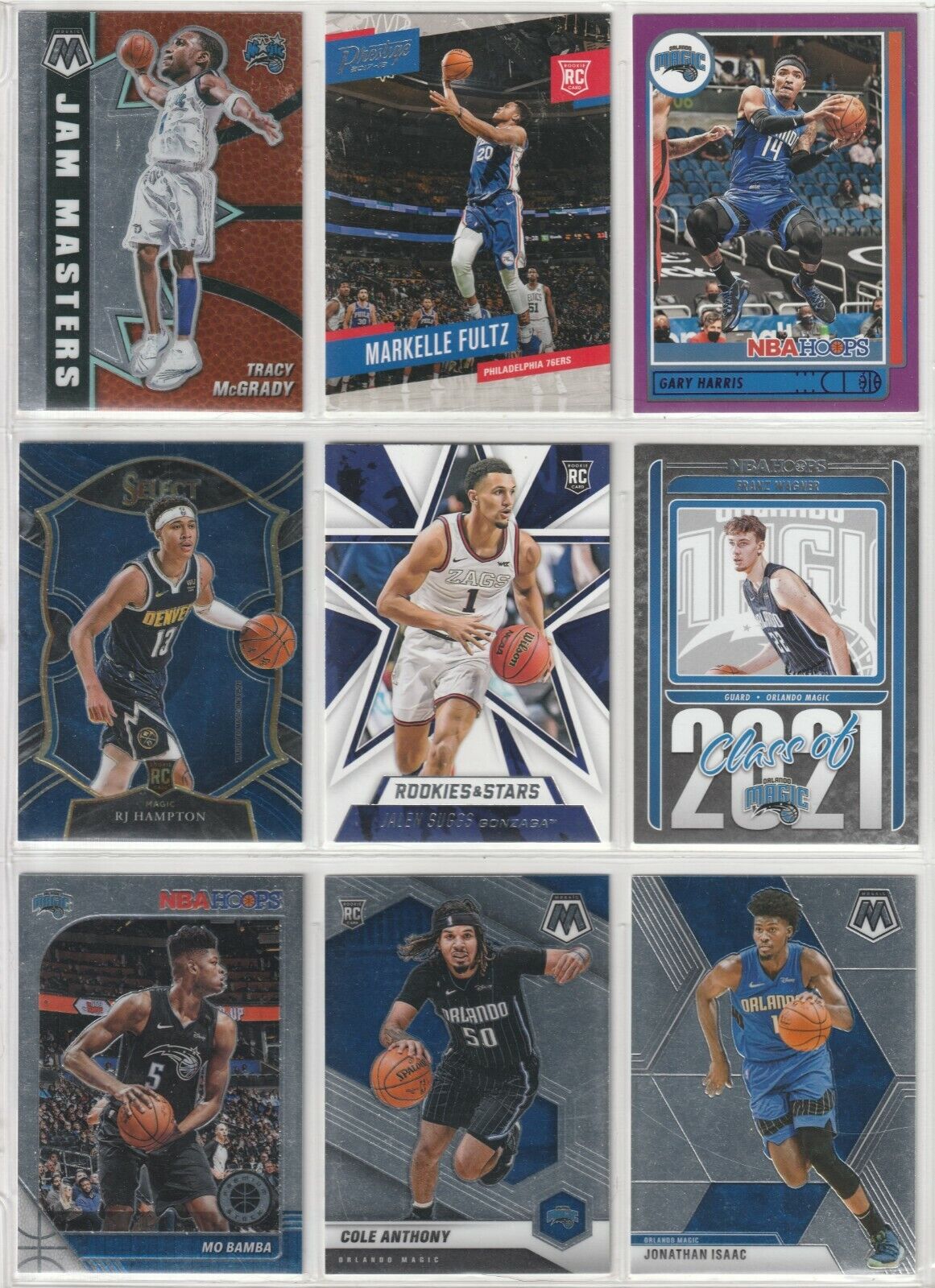 Orlando Magic Rookie Basketball Card Lot - Bamba, Isaac, Anthony, Carter, more. rookie card picture