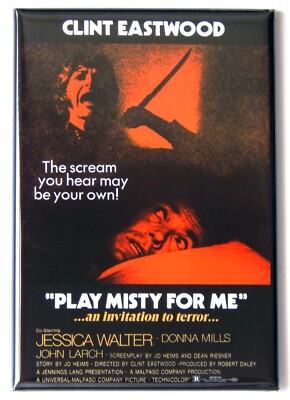 Play Misty for Me FRIDGE MAGNET movie poster
