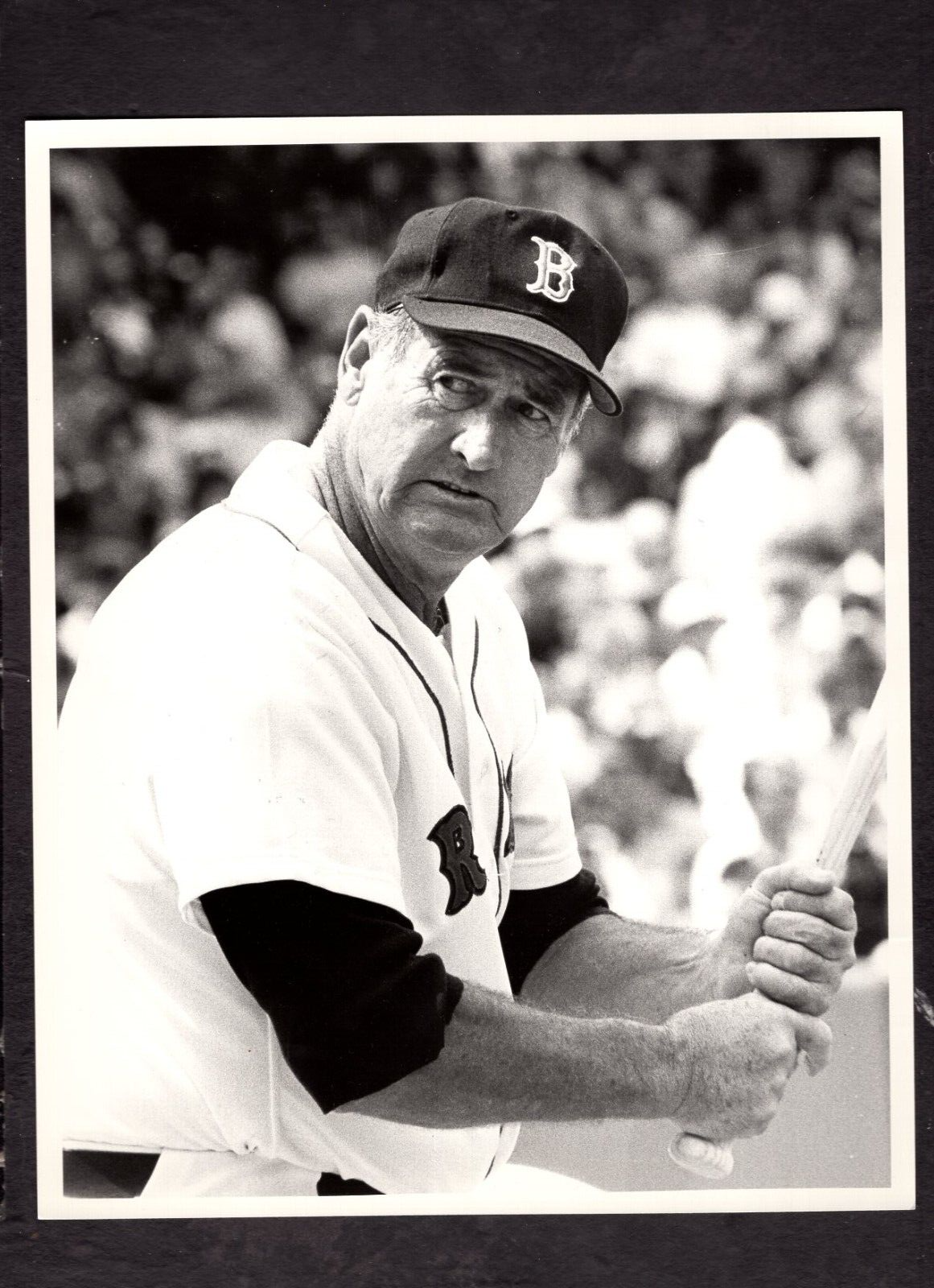 Ted Williams batting grip 1984 Press Photo Boston Red Sox