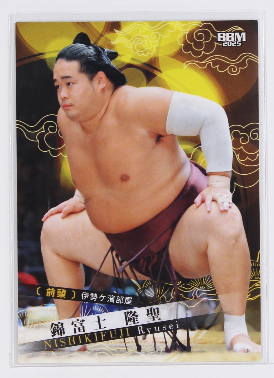 NISHIKIFUJI RYUSEI (Maegashira) - 2025 BBM Sumo Wrestling