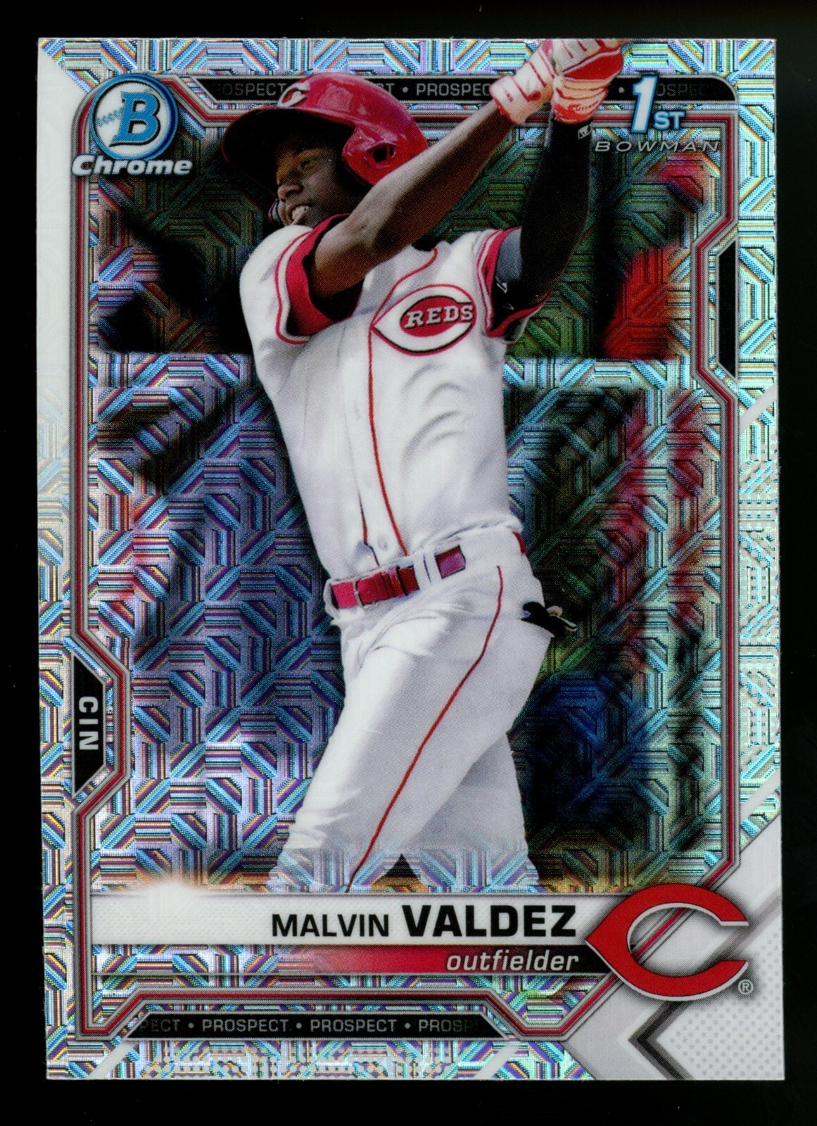 Malvin Valdez-2021 Bowman 1st Chrome MoJo Refractor RC #BCP