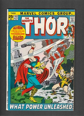 Thor #193....Marvel Comics 1971....Silver Surfer.....Fine-