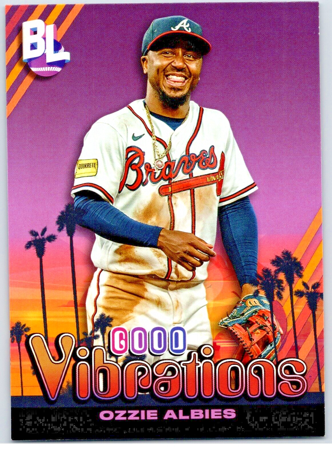 2024 Topps Big League Baseball Ozzie Albies Good Vibrations GV-4