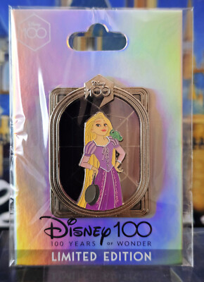 Disney DEC Pin - Celebrating 100 Years - Rapunzel & Pascal - LE 400 Tangled