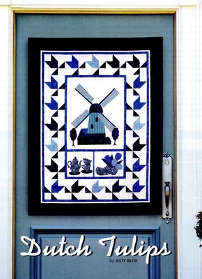 Dutch Tulips , Royal Interlude,Painter's Palette Bed Runner   Quilt pattern only