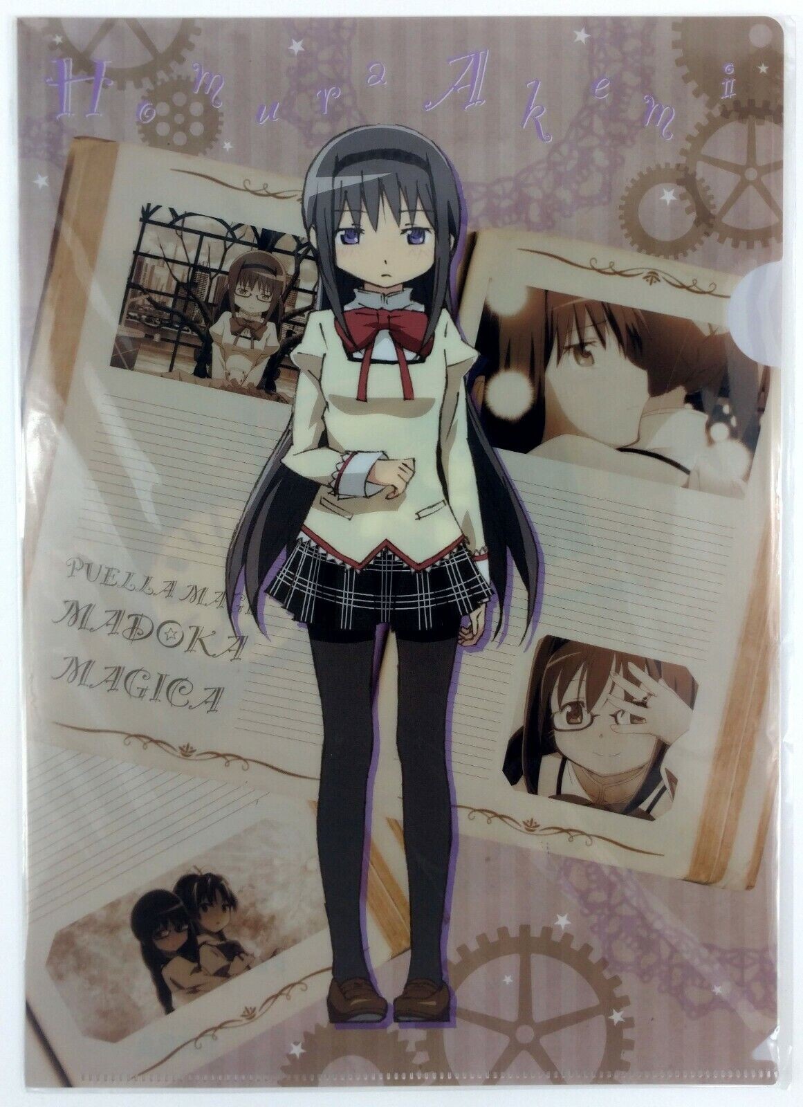 Puella Magi Madoka Magica Homura Akemi Clear File Folder