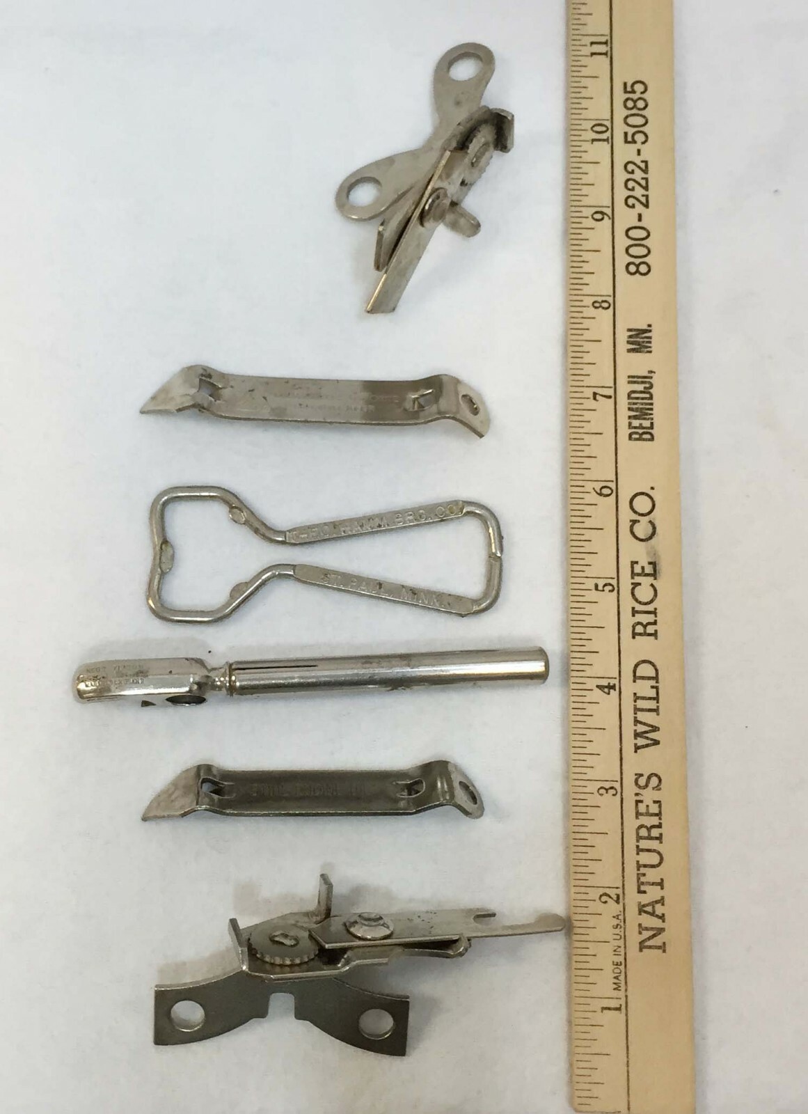 Blatz Hamms Beer Bottle Can Opener Stihl Vaughns Miracle Roll Vintage Lot of 6