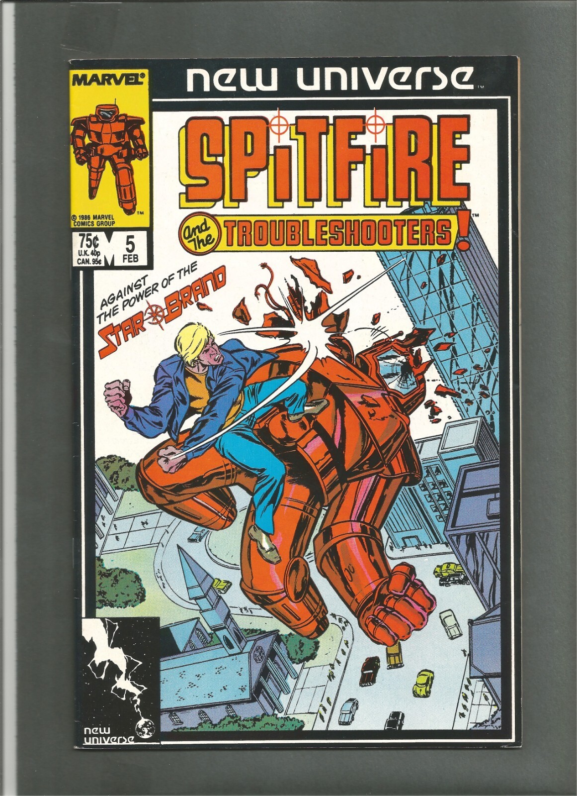 Spitfire and the Troubleshooters #5 Feb 1986 Marvel New