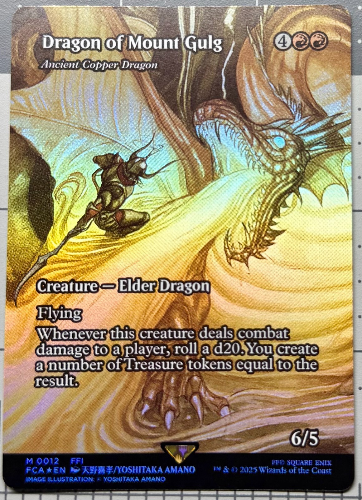 MTG Magic Final Fantasy Dragon of Mount Gulg Ancient Copper