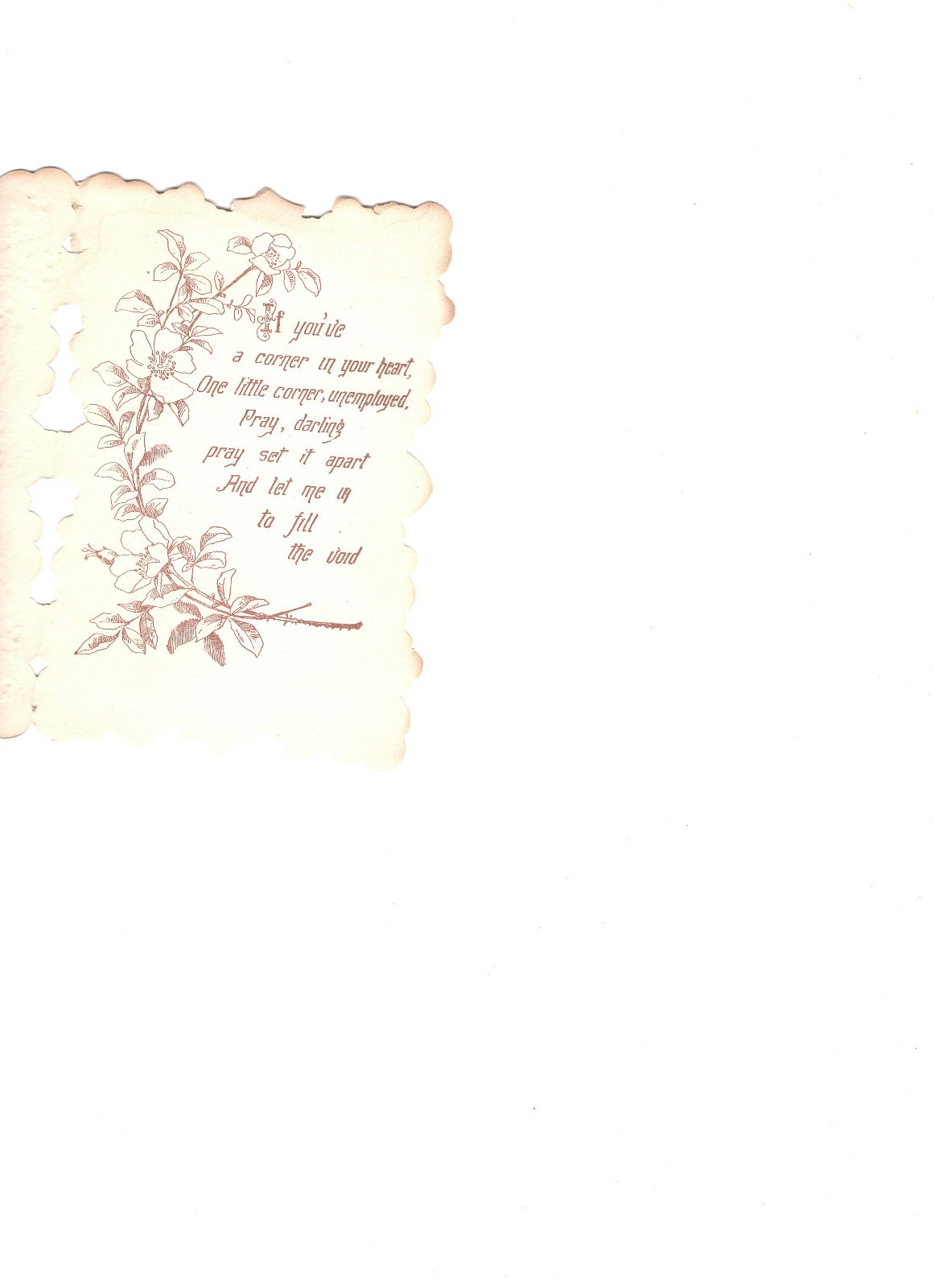 2    Estate VINTAGE  Valentines    Embossed Seals Pansy Flowers 5 1/4