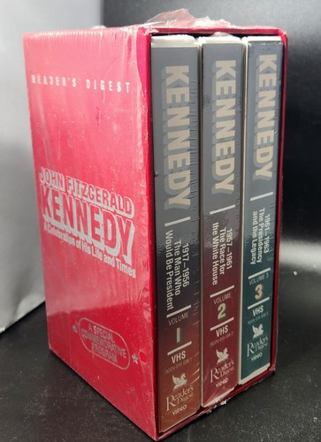 VHS Sealed READERS DIGEST JOHN FITZGERALD KENNEDY A