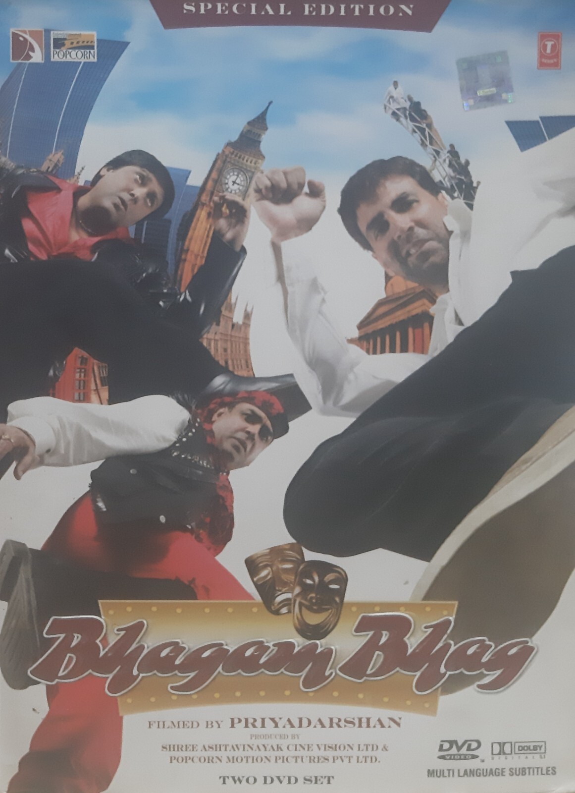 Bhagam Bhag - Akshay Kumar, Govinda - Bollywood Hindi Movie 2-Disc Editon DVD Bhagam Bhag - Akshay Kumar, Govinda - Bollywood Hindi Movie 2-Disc Editon DVD