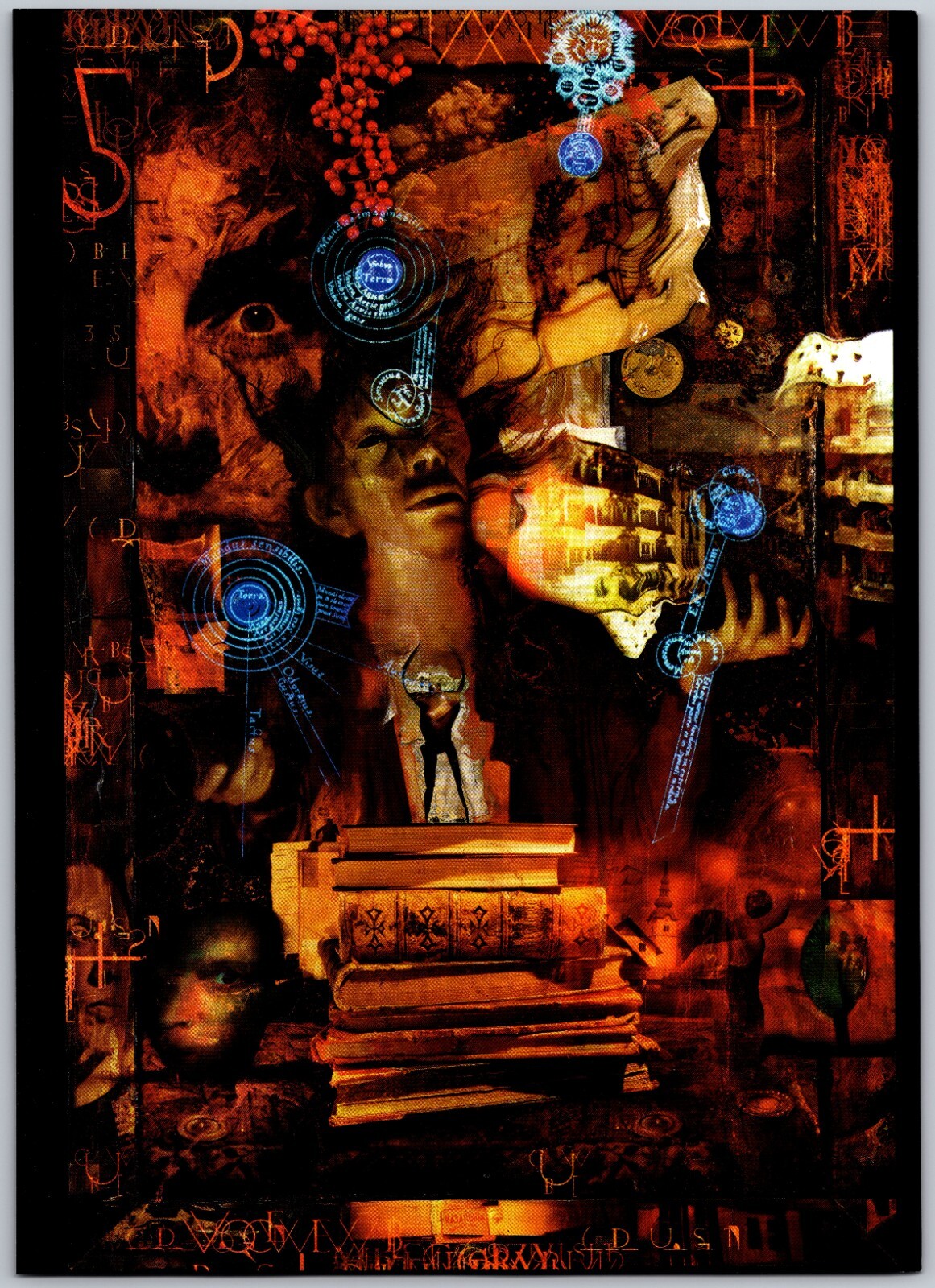 Sandman Dust Covers Comic Poster Art Pin-Up Original Dave McKean Neil Gaiman