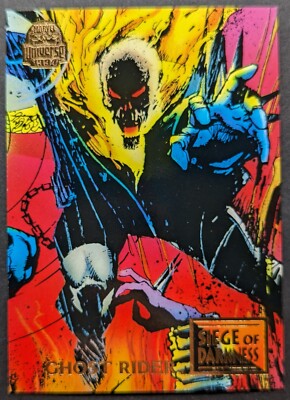 Ghost Rider 1994 Siege of Darkness Marvel Fleer Card #42 (NM)