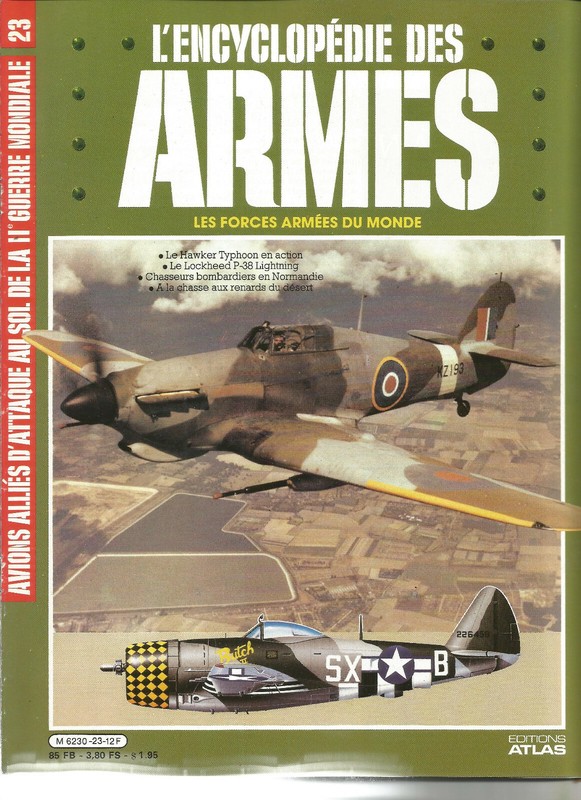 Encyclopedie Des Armes NÂ°23 Avions Allies Attaque Au Sol/Hawker Typhoon Vs Panze