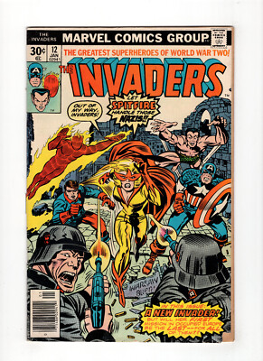 The Invaders #12 (1977, Marvel Comics)