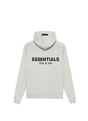 Fear of God Essentials Pullover Hoodie Light Oatmeal (FW22) size L