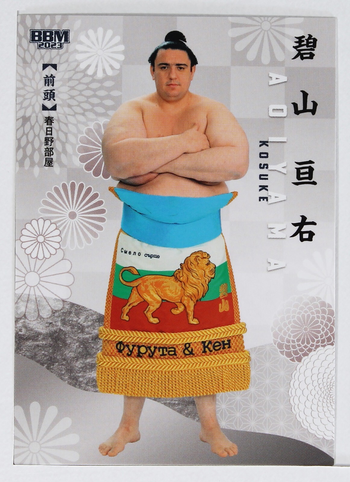 sumomo☆ AOIYAMA KOSUKE (Maegashira) - 2023 BBM Sumo Wrestling