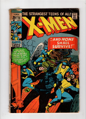X-men #64 1970年出版 アメコミリーフ・ヴィンテージ