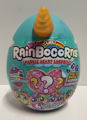 Zuru RainBocorns Sparkle Heart Surprise Series 2 Orange Horn NEW!
