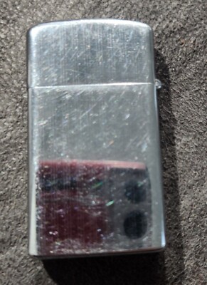 vintage Zippo Lighter   FLAT BOTTOM Used 