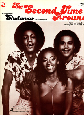 1980 Sheet Music ~ THE SECOND TIME AROUND ~ Shalamar ~ NEW! Vintage!