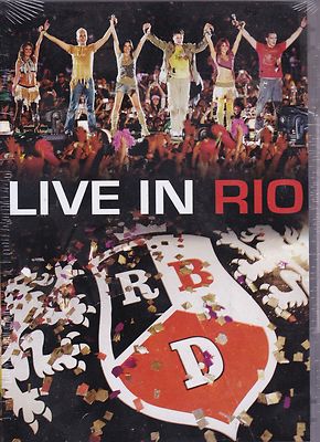 RBD Rebelde Live in Rio DVD New Nuevo Sealed 