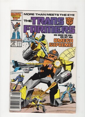 Transformers #19 (1986 Marvel) Newsstand