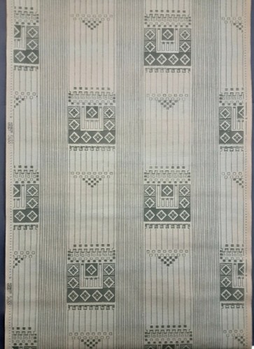 Rest Rolle original Antik Tapete True Vintage Wallpaper Jugendstil Shabby (AB)