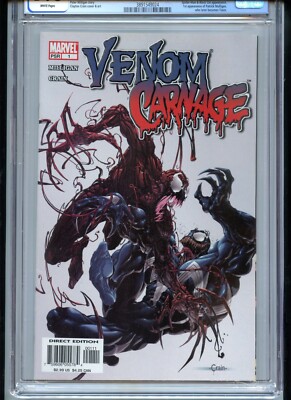 Venom vs Carnage #1-4 全巻セット Venom vs Carnage #1 CGC 9.4 Signed by Clayton Crain