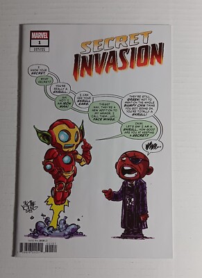 SECRET INVASION #1 MARVEL SKOTTIE YOUNG BABY VARIANT COVER NM