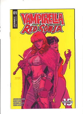 Vampirella / Red Sonja #1 (Cvr D) (2019) Leonardo Romero & Jordie Bellaire