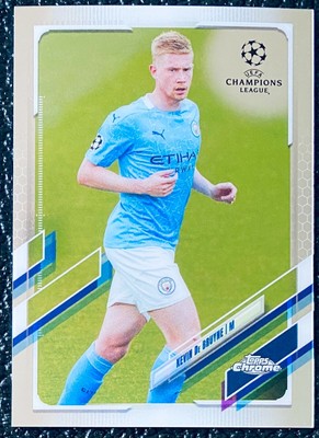 KEVIN De BRUYNE 2020-21 Topps Chrome UEFA Champions League Base Chrome Man City