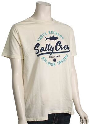 

Женская футболка бойфренда Salty Crew с надписью — Bone — новинка, Белый