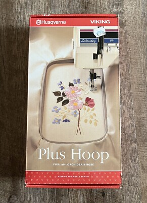 Husqvarna Viking Plus Hoop for #1+ Orchidea & Rose Large 8'' - Open Box - Genuine