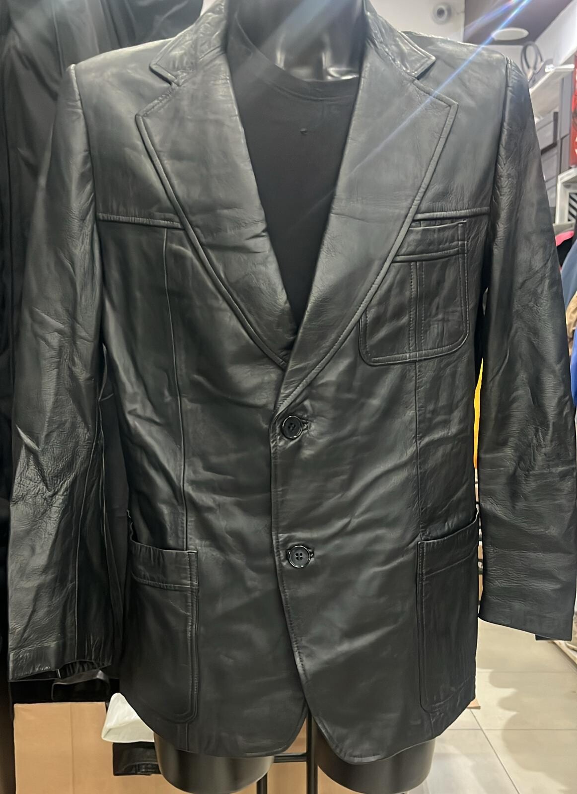 Ruffo leather jacket used men size L black XYM680L | eBay Ruffo leather jacket used men size L black XYM680L | eBay