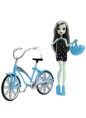 monster high bike with basket
