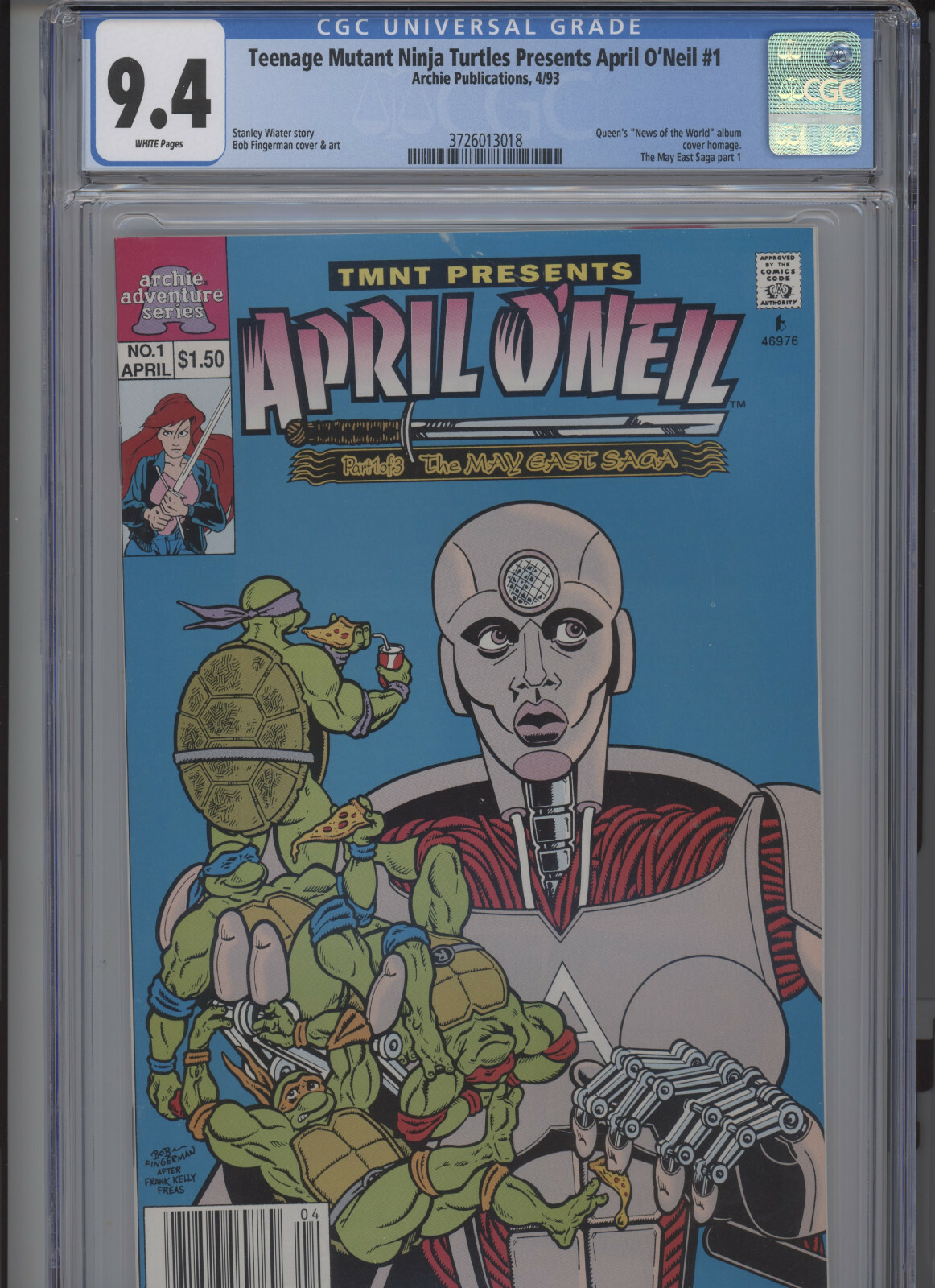 TEENAGE MUTANTS NINJA TURTLES PRESENTS APRIL O NEIL #1 NM