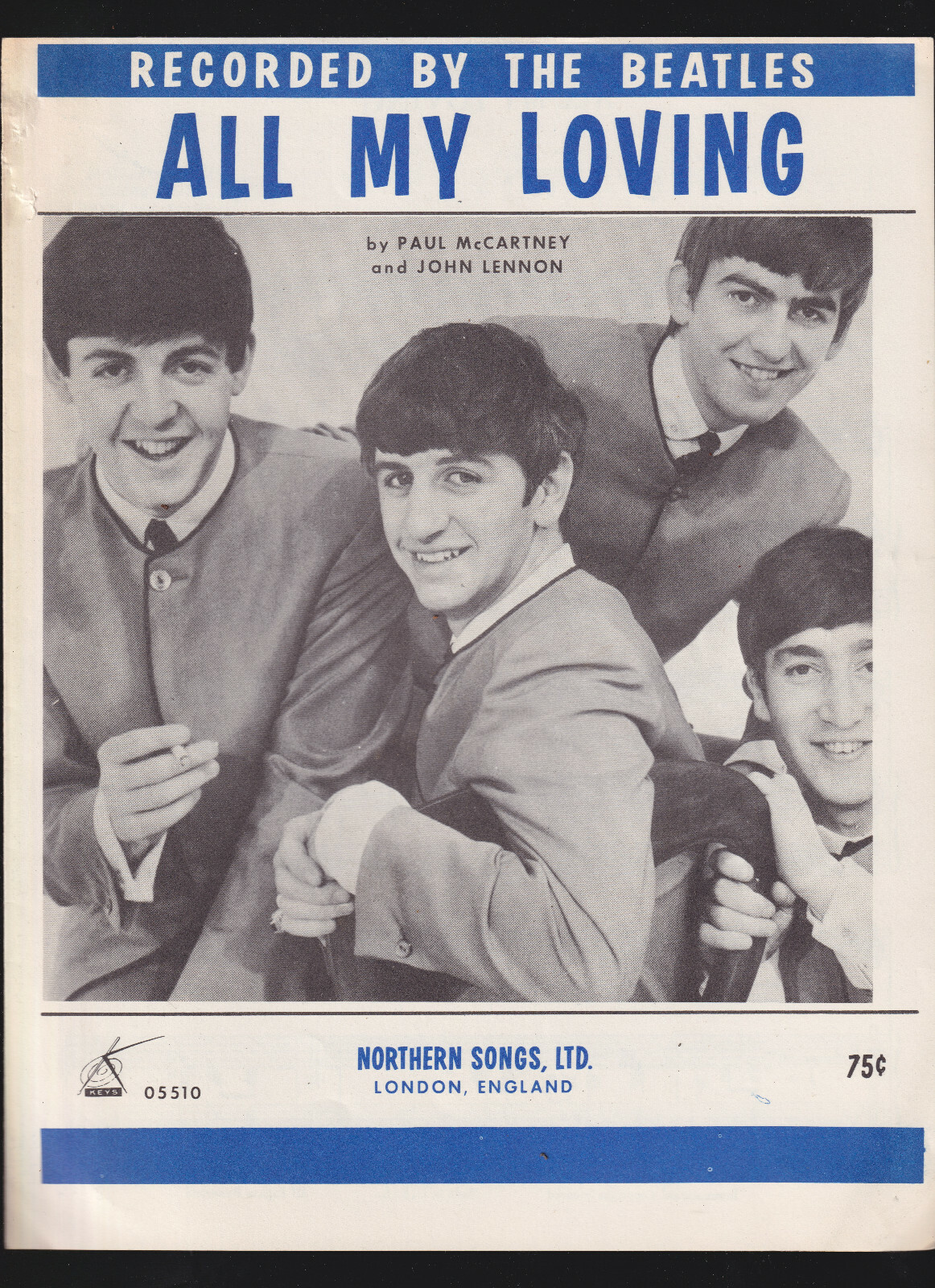 限定ジャケット！The Beatles All My Loving モノラル盤 My05Mzg2LmpwZWc.jpeg