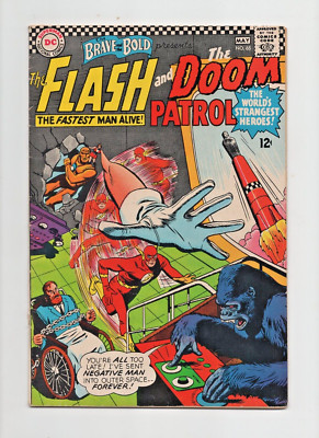 BRAVE AND THE BOLD #65 VG- FLASH AND DOOM PATROL (1966)